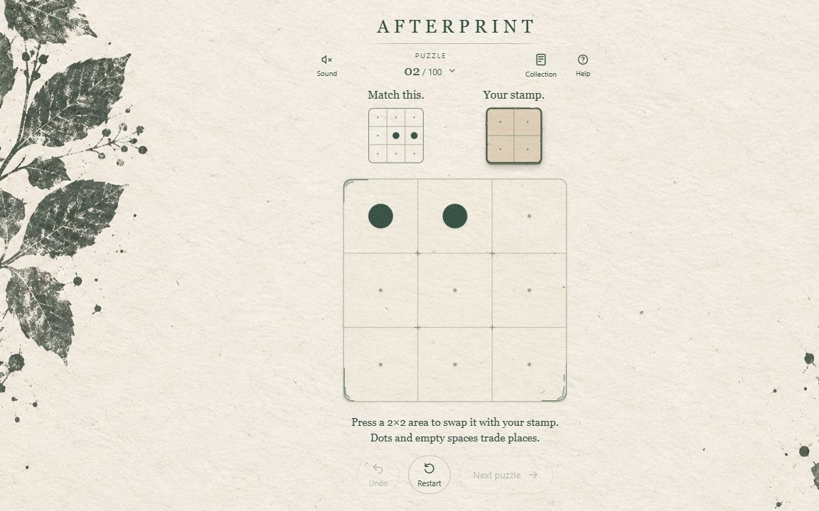 AFTERPRINT gameplay