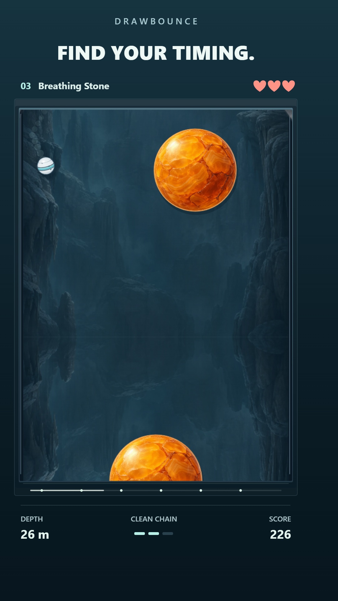 DrawBounce — The Deep Descent gameplay